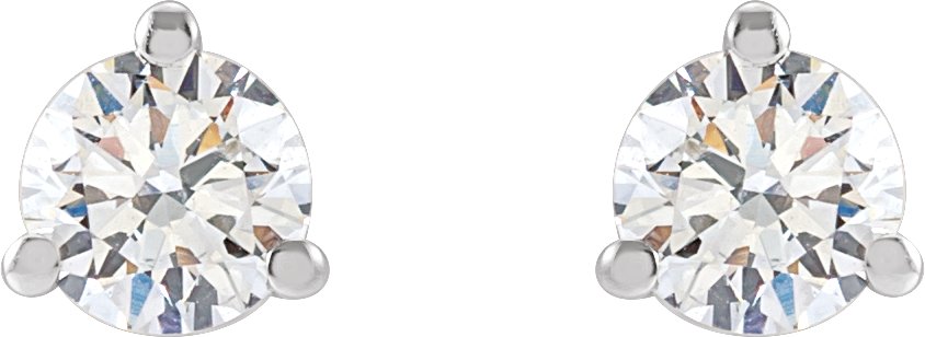 14K White Gold 1/3 CTW Lab-Grown Diamond Stud Earrings
