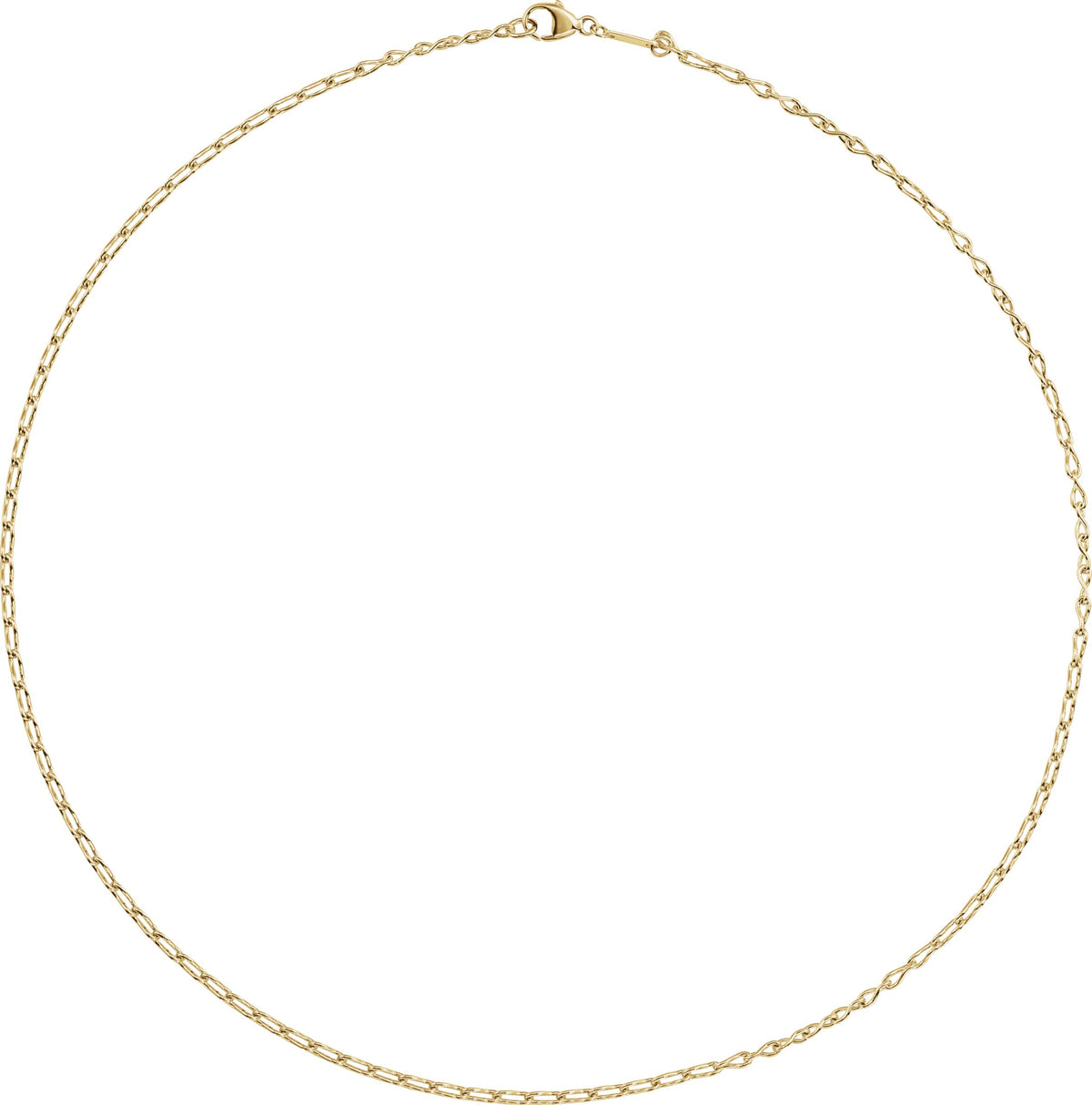 14K Yellow Gold 2 mm Figure 8 20" Chain