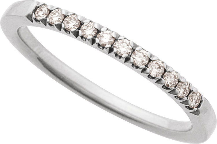 Sterling Silver 1/6 CTW Lab-Grown Diamond Stackable Ring