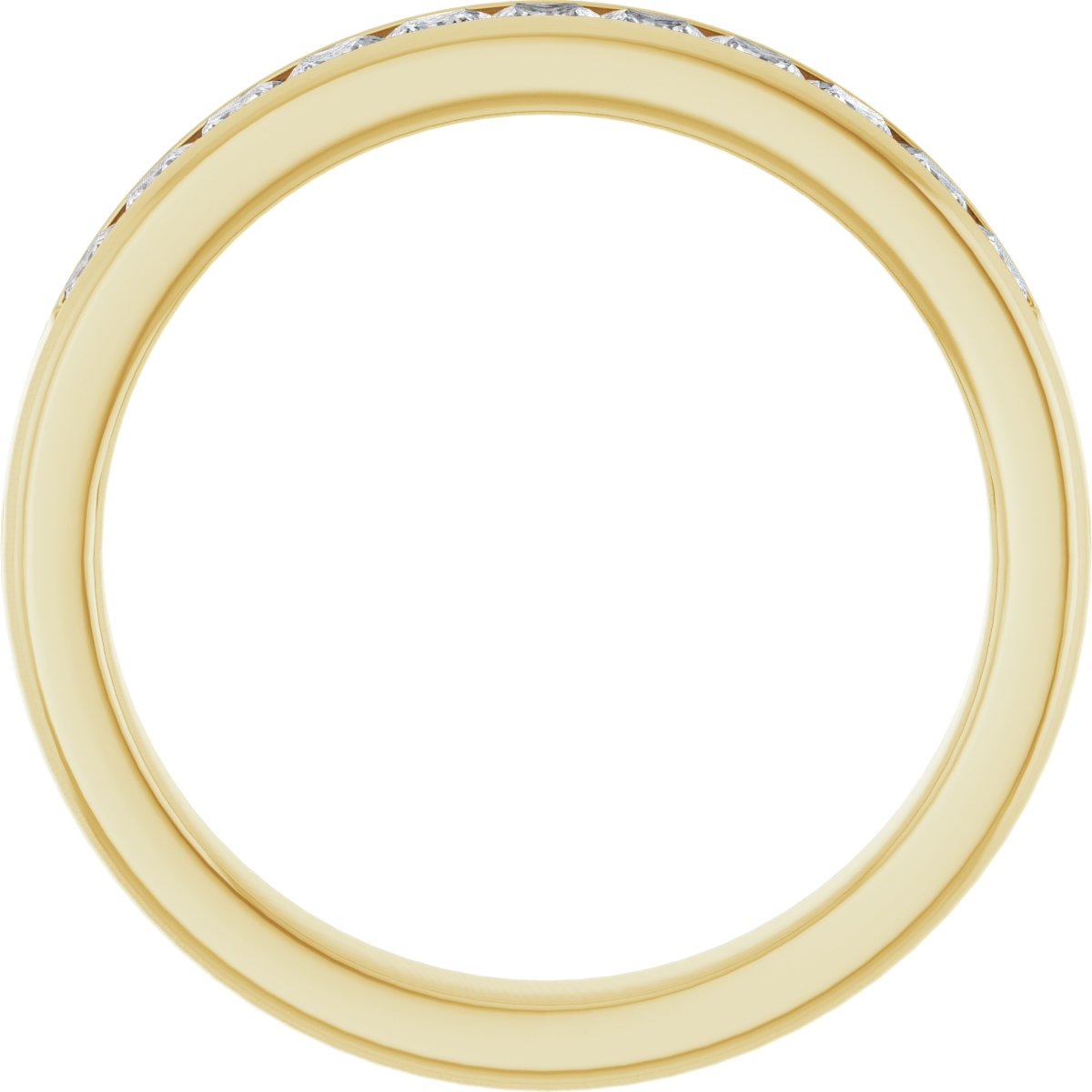 14K Yellow Gold 1 CTW Natural Diamond Band