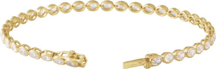 14K Yellow Gold 4 9/10 CTW Lab-Grown Diamond Line 7