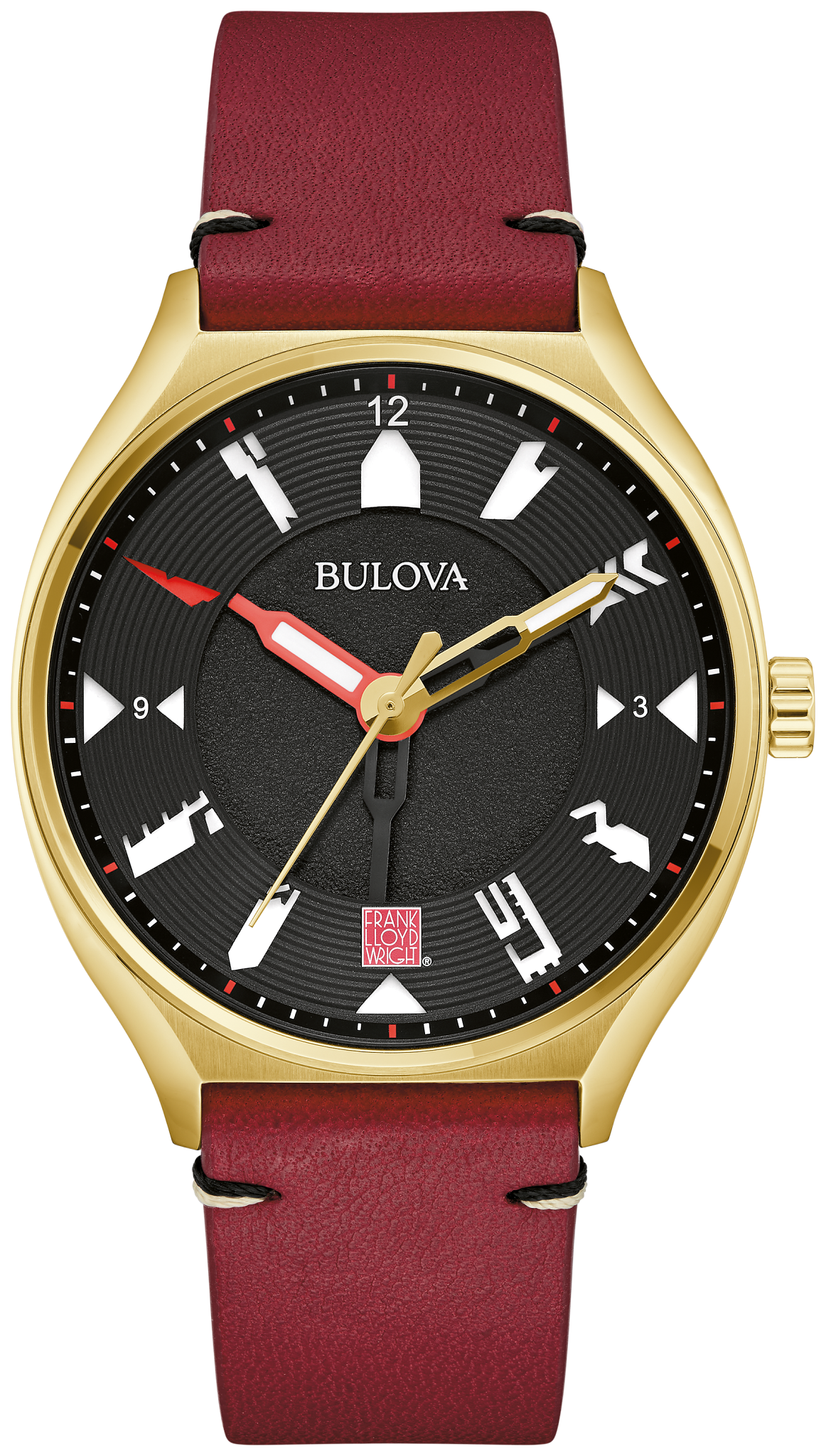 Bulova Frank Lloyd Wright Perforated Panels 97A192