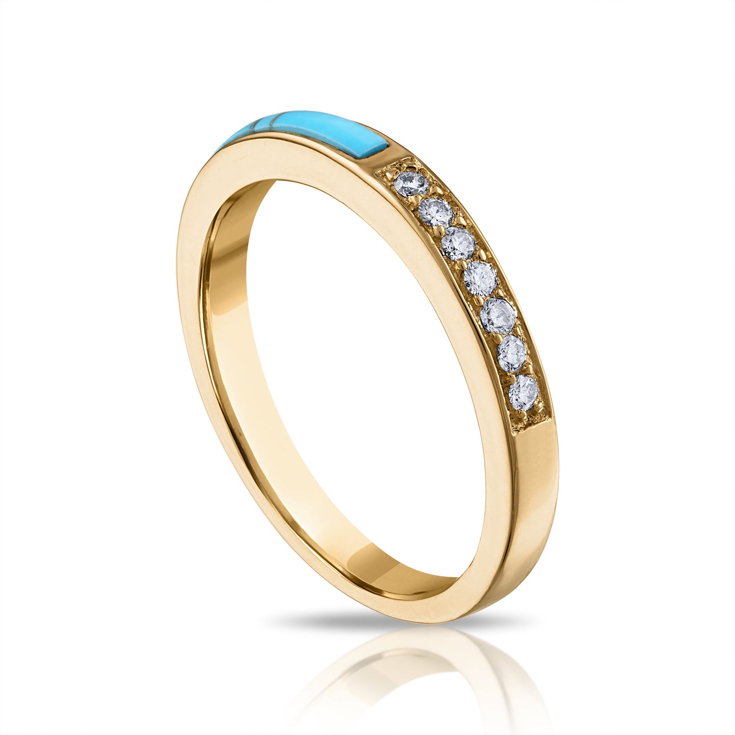 Prism Stackables: Golden Drift Ring