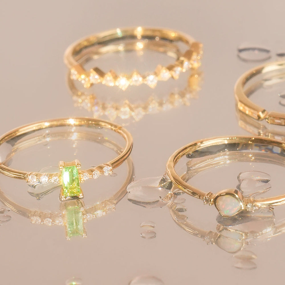 
                  
                    JOVIE | Tsavorite and Lab-Grown Diamond Ring
                  
                