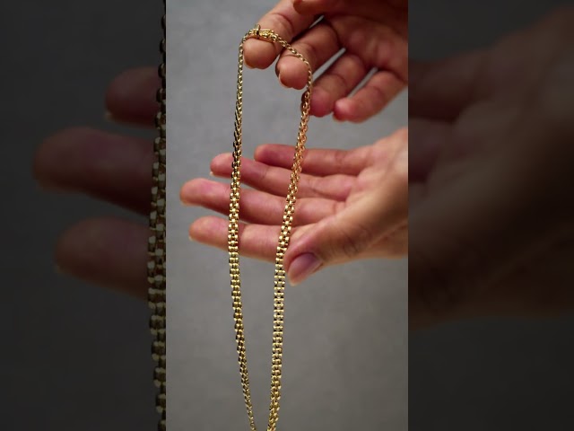 
                  
                    14K Yellow 4 mm Panther 16" Chain
                  
                